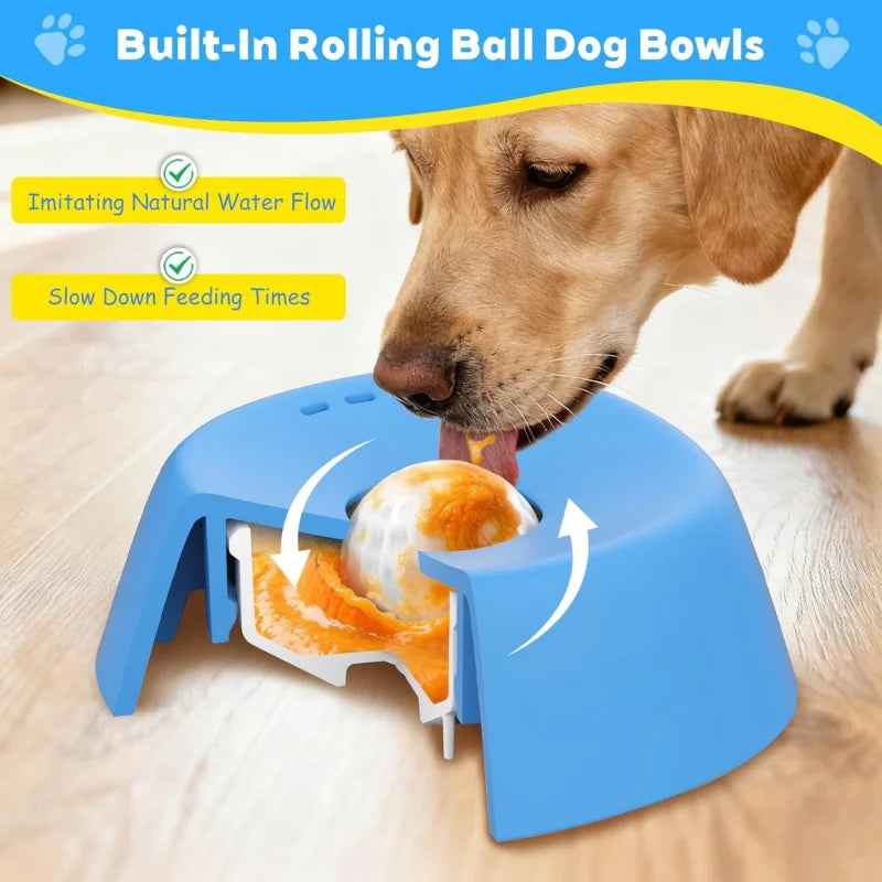 TailsAura - Lick & Slow Feeder Bowl
