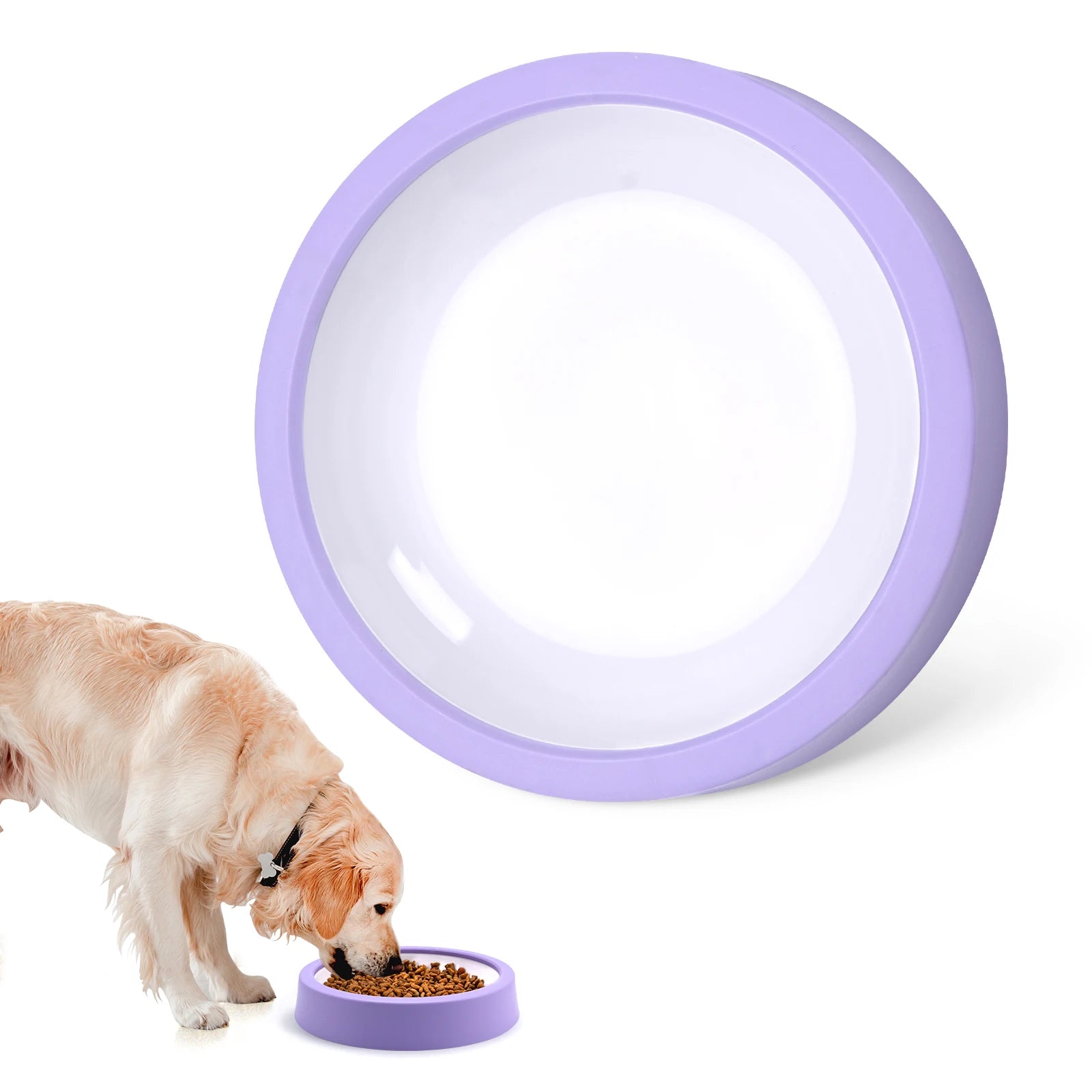 TailsAura Slow Feeding Ceramic Maze Bowl – Interactive Anti-Gulp Pet Feeder for Cats & Dogs