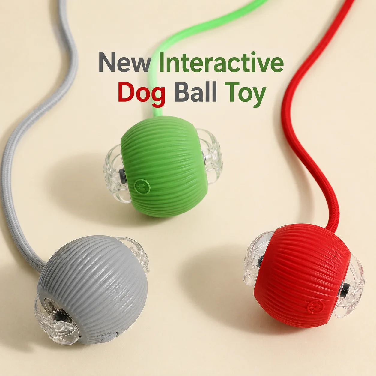 TailsAura™ Smart Rolling/Motion Ball – Interactive Dog&Cat Toy
